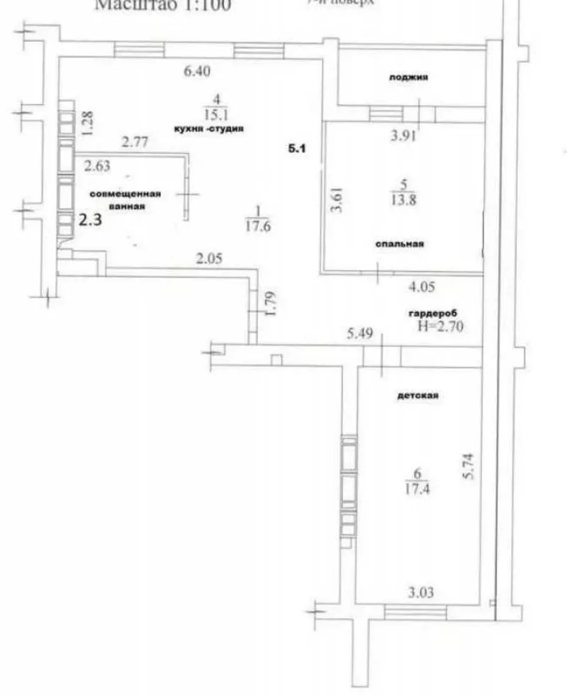 Продам 3-х комн. квартиру возле метро Дворец спорта 2