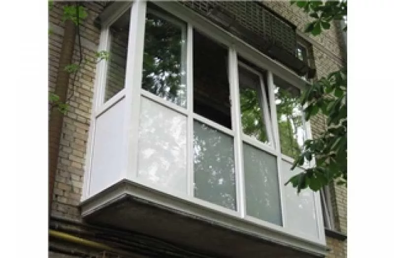 Изготовим балконные рамы,  окна 2