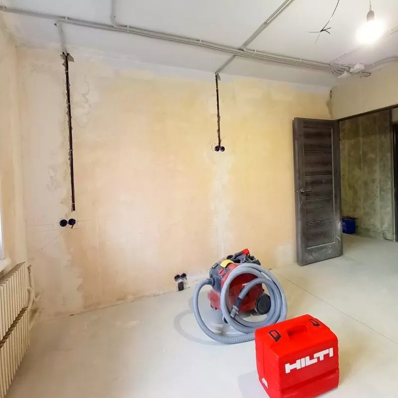 Штробление стен без пыли под электрику Харьков 3