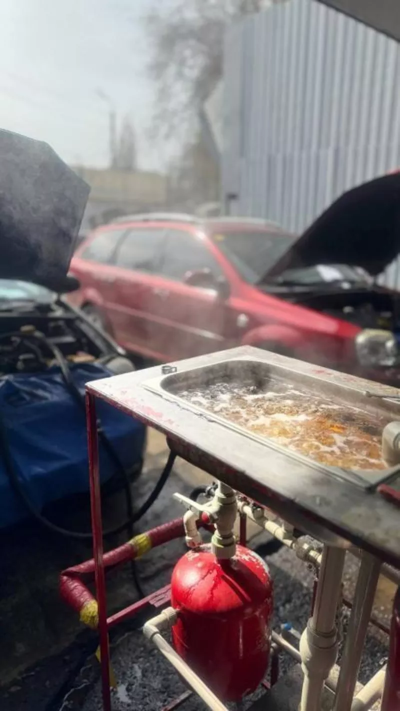 Промывка системы охлаждения и чистка радиатора печки без снятия. 