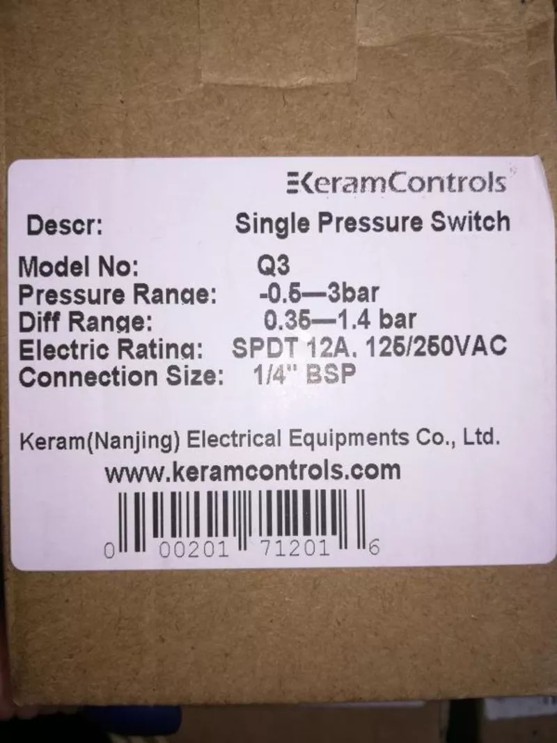 Датчики реле тиску серія Q KERAM – точний контроль і безвідмовна робот 8