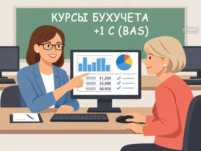 Курс «Бухгалтерия + 1С (BAS)» с нуля: получите востребованную профессию! 3