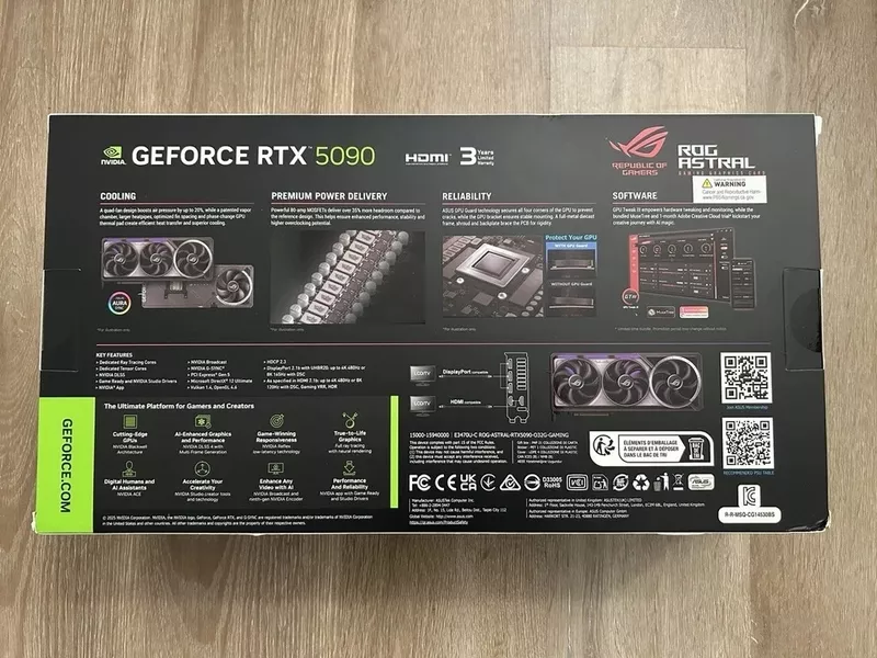  ASUS ROG Astral RTX 5090 32GB Продается оптом Telegram: @Kupishz 2