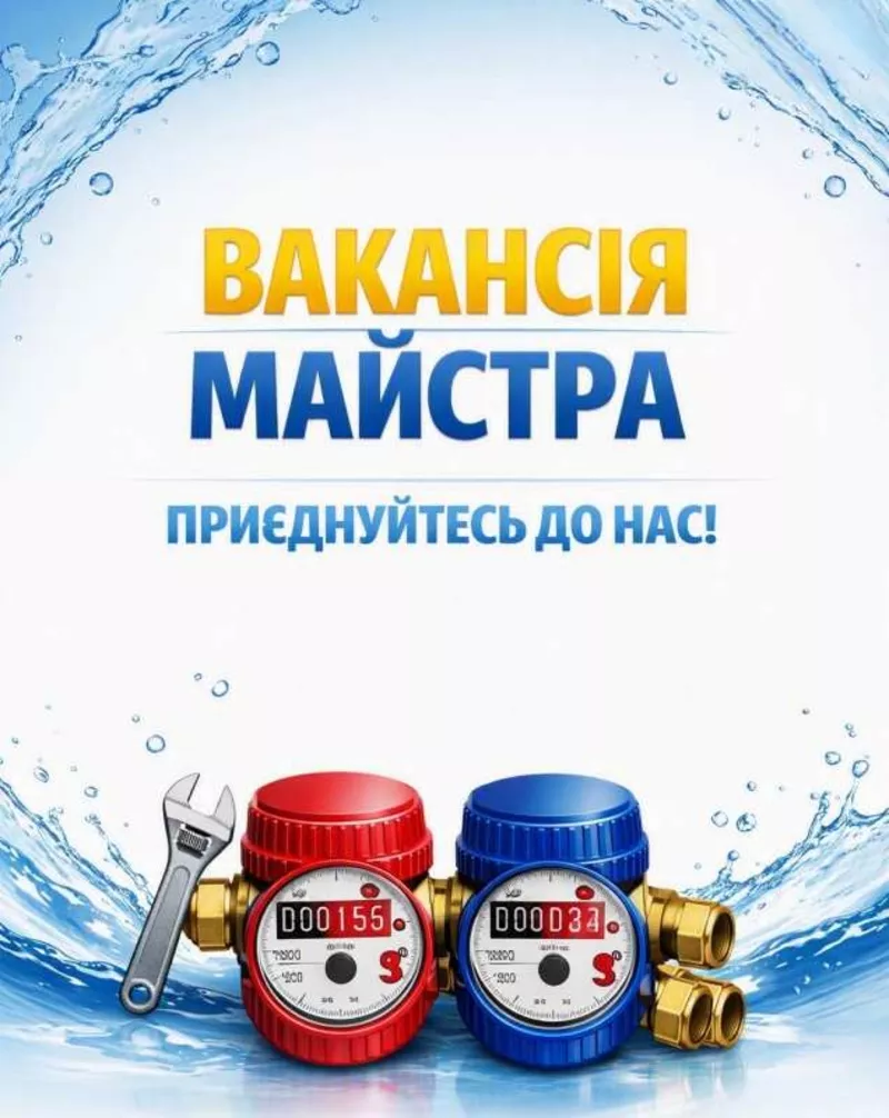 Потрібен майстер для повірки лічильників води