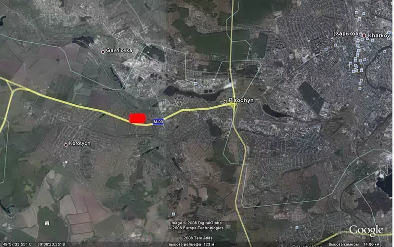 Участок коммерческого назначения 2 Га Киевская трасса